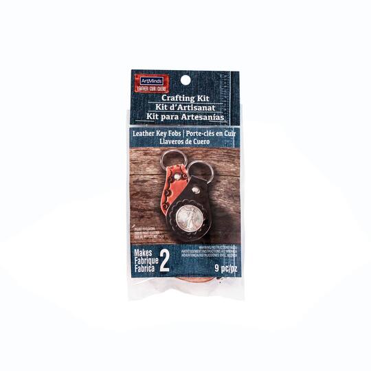 Find The Leather Key Fob Kit By Artminds At Michaels